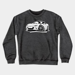 Mazda MX5 (Mk4) White Crewneck Sweatshirt